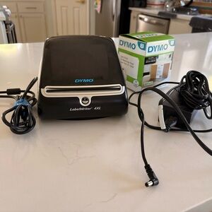 Dymo LabelWriter 4XL Black Label Printer plus extra roll of labels